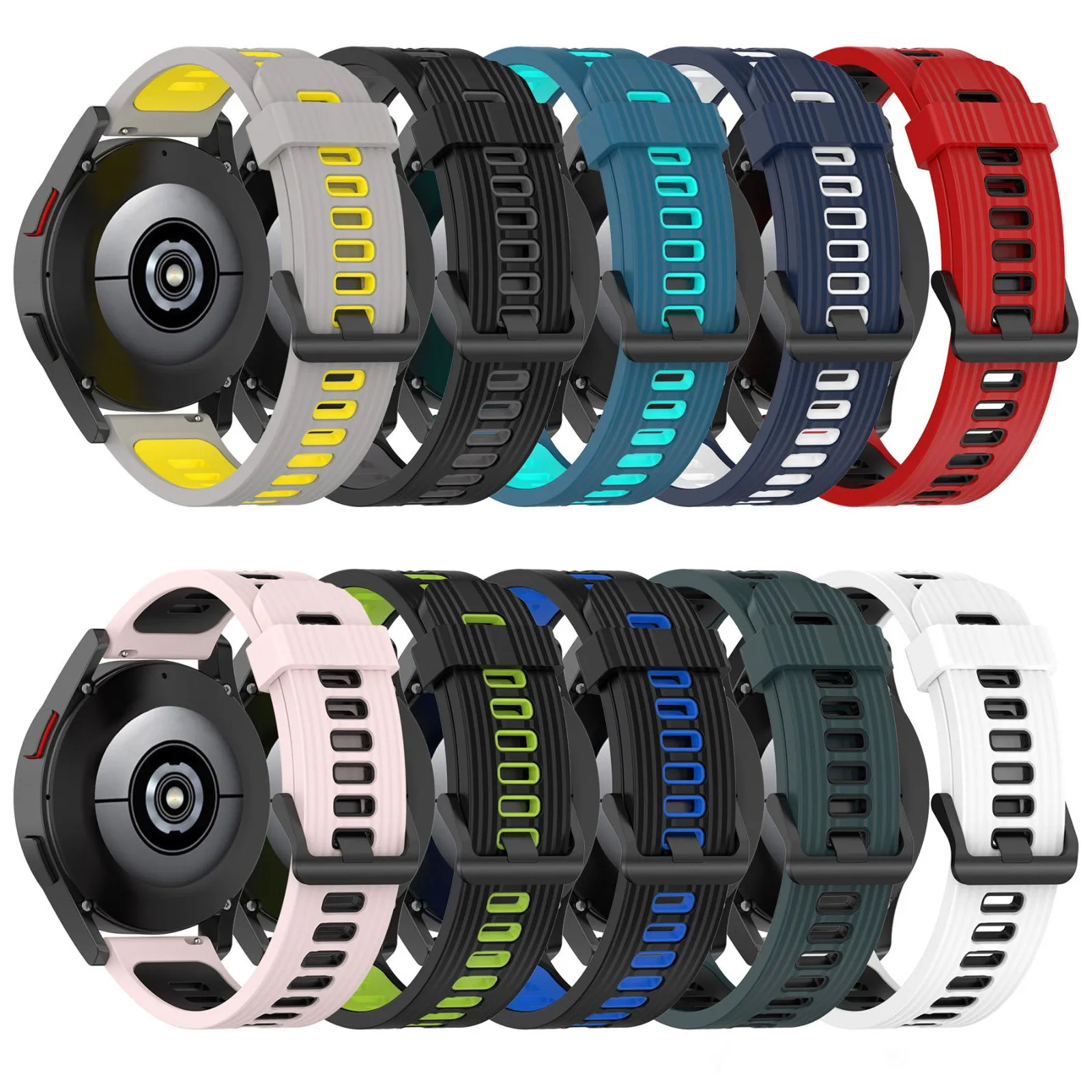 Подходящи быстросъемные цветни аксесоари за ръчни часовници с каишка GT Runner/GT2/3 силиконов ремък, каишка за смарт часа 22 мм0