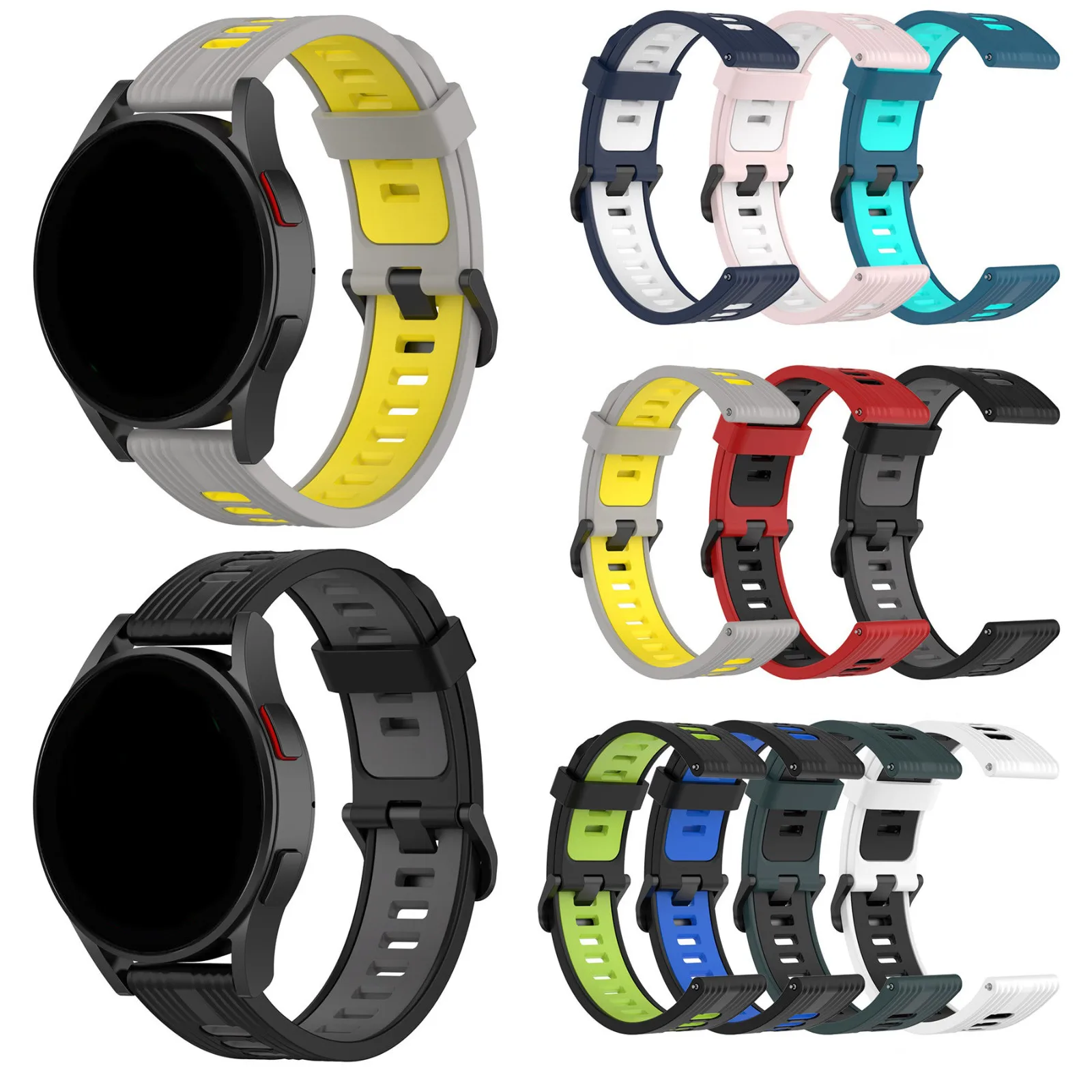 Подходящи быстросъемные цветни аксесоари за ръчни часовници с каишка GT Runner/GT2/3 силиконов ремък, каишка за смарт часа 22 мм1