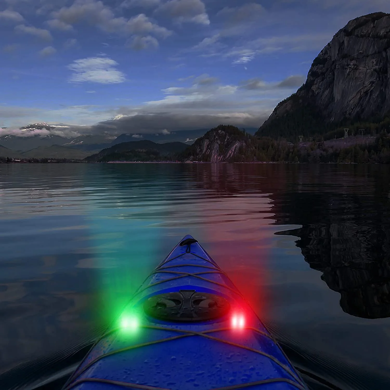 4 x Led стаи навигационни фенер за лодки, Моторни лодки под наем, лов, нощно бягане, риболов (червен, зелен, бял)5