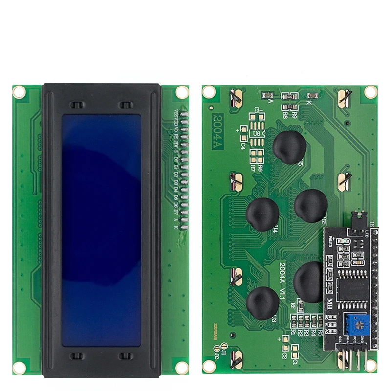 LCD2004 + I2C 2004 20x4 2004A Зелен Син Екран LCD/w IICS Цифров Модул на Адаптера Сериен Интерфейс HD44780 За Arduino2
