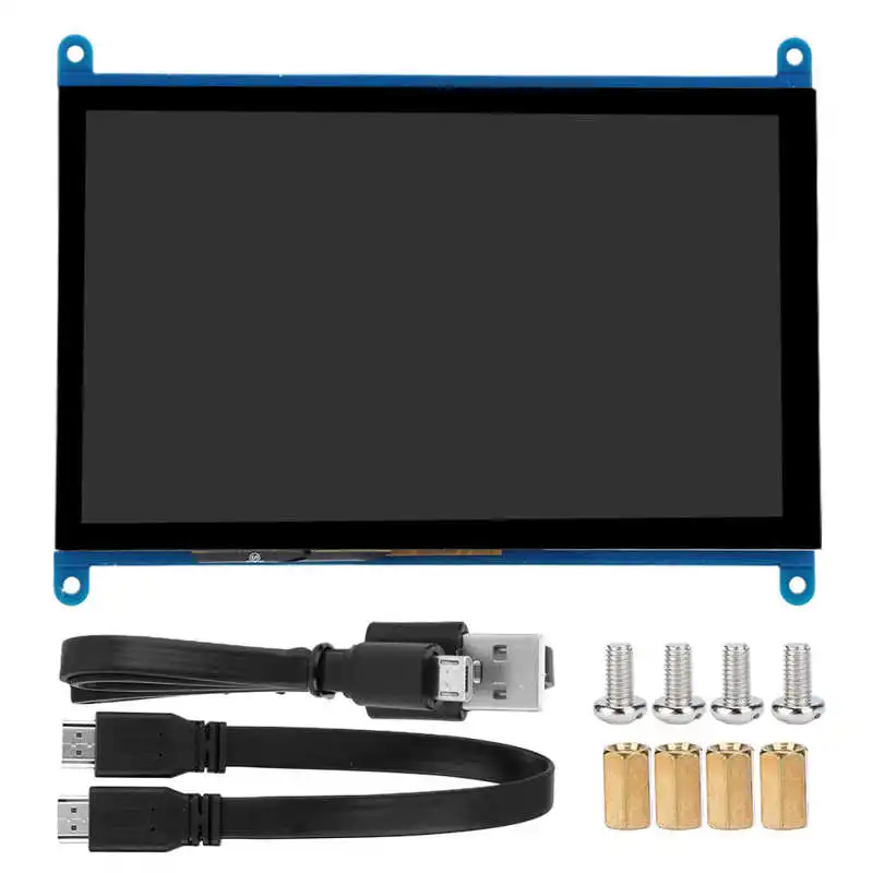 Аксесоари за демонстрационни табла, екран за HD IPS 1024 x 600, 7-инчов ключ подсветка, USB захранване2