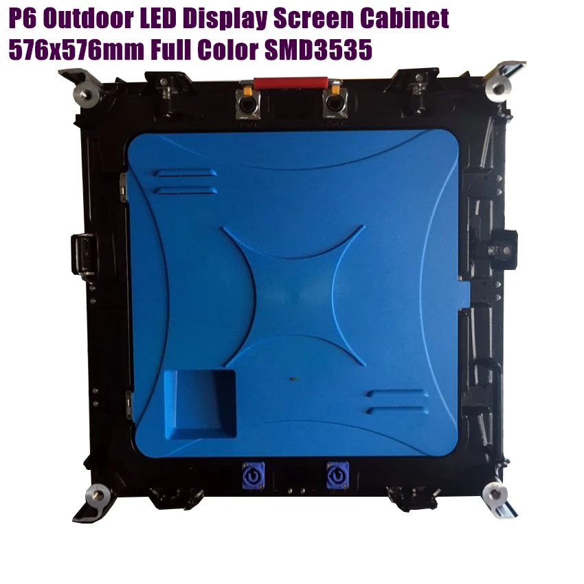 Пълноцветен Водоустойчив led Матричен Екран P6 на открито 576*576 мм, Алуминиев шкаф за леене под налягане, SMD3535 RGB, led панел на дисплея5