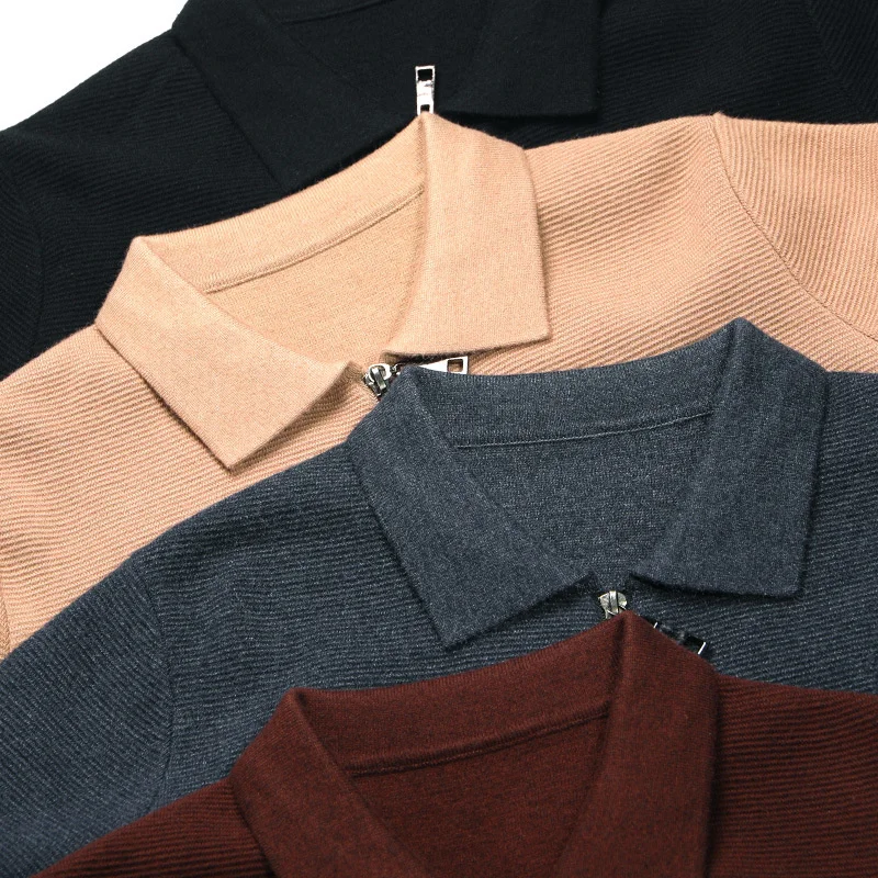 Висококачествен есенно-зимния монофонични жилетка в бизнес стил, без ръкави, мек 2023, мъжки пуловер, вълнен пуловер2