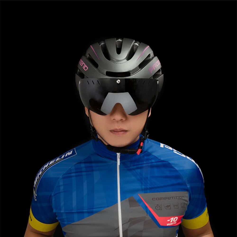 Велосипеден шлем Акумулаторна батерия Вграден USB led лампа, хвърли се във форма за Велоспорта, Сигурна шапка, открит задна светлина, козирка с 4 лещи5