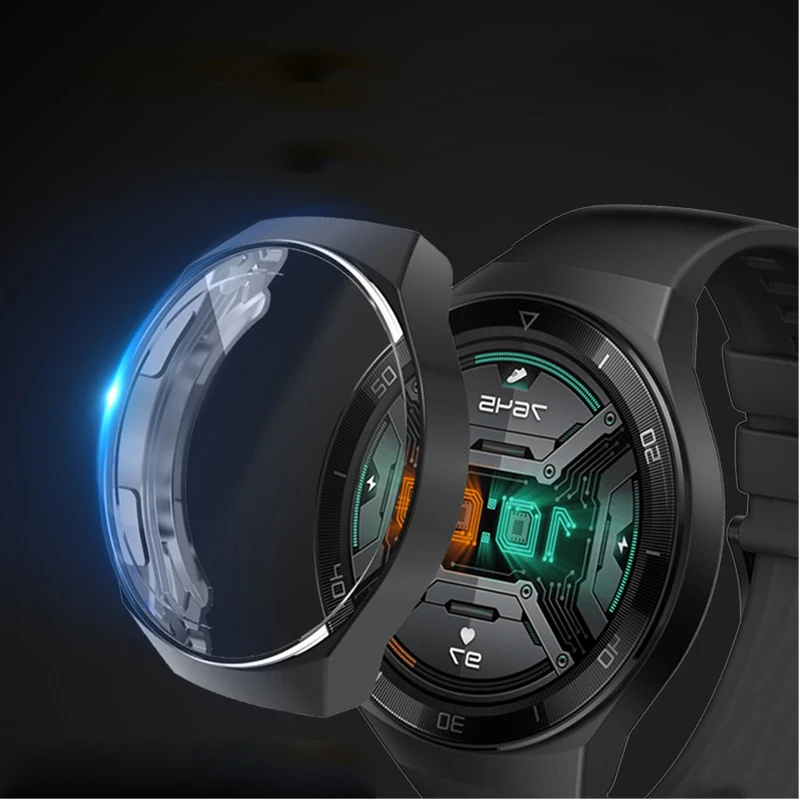 Мек Защитен Калъф за Huawei Watch GT 2д/2 Pro/2 46 мм/Подходящ Калъф за honnor magic watch 2 46 мм Протектор на екрана Броня Shell1