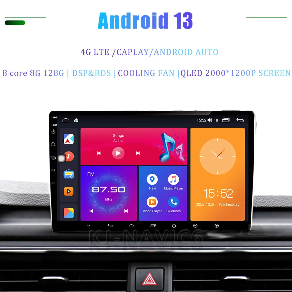 Android 13 За Suzuki Jimny 2018 2019 2020 Авто Радио Мултимедия Стерео Видео плейър GPS Навигация Carplay Auto DSP RDS 2Din DVD1