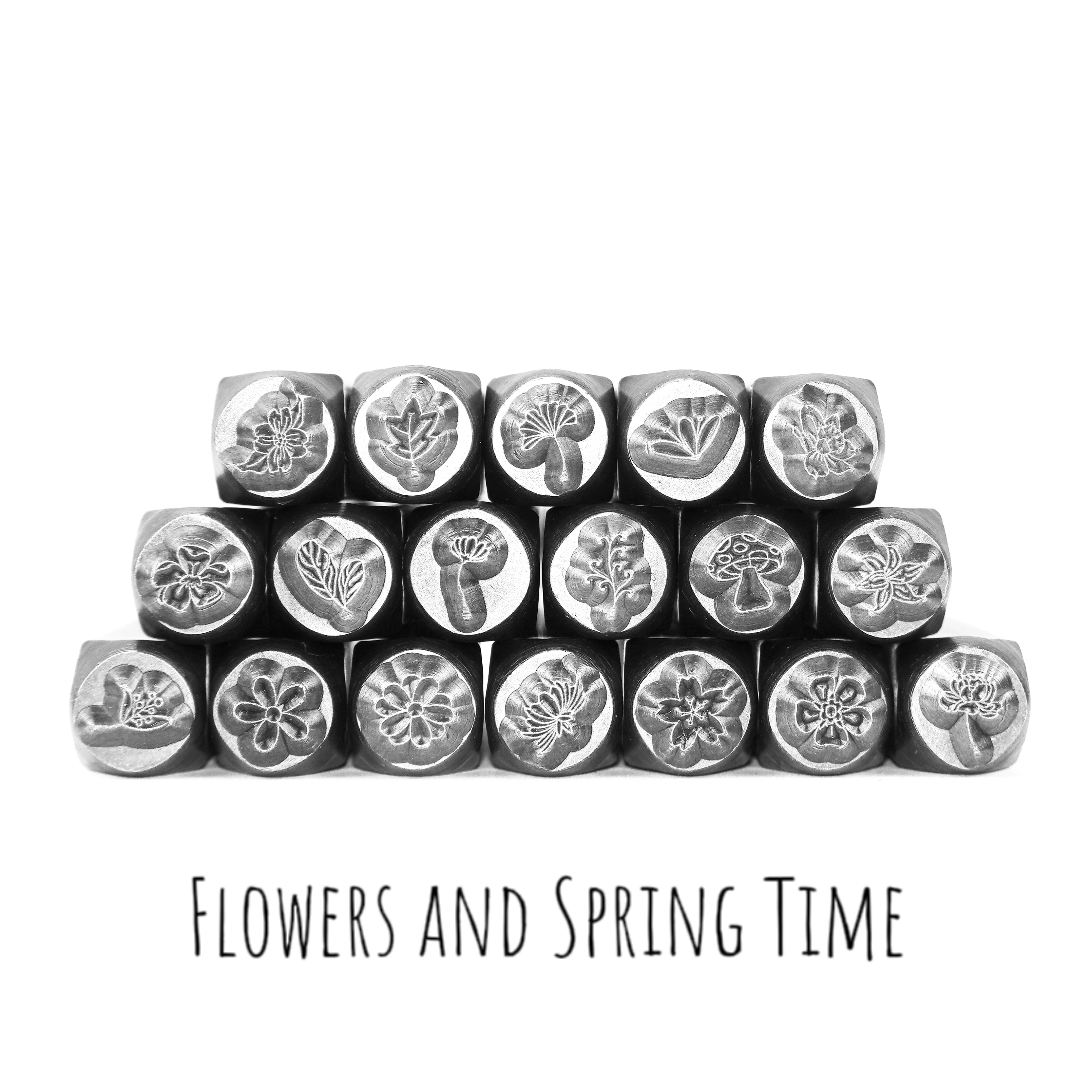 Аксесоари за бижута с метален релефни Цветя и пролет Метален дизайн на печата за метал, бижута (6 мм)0