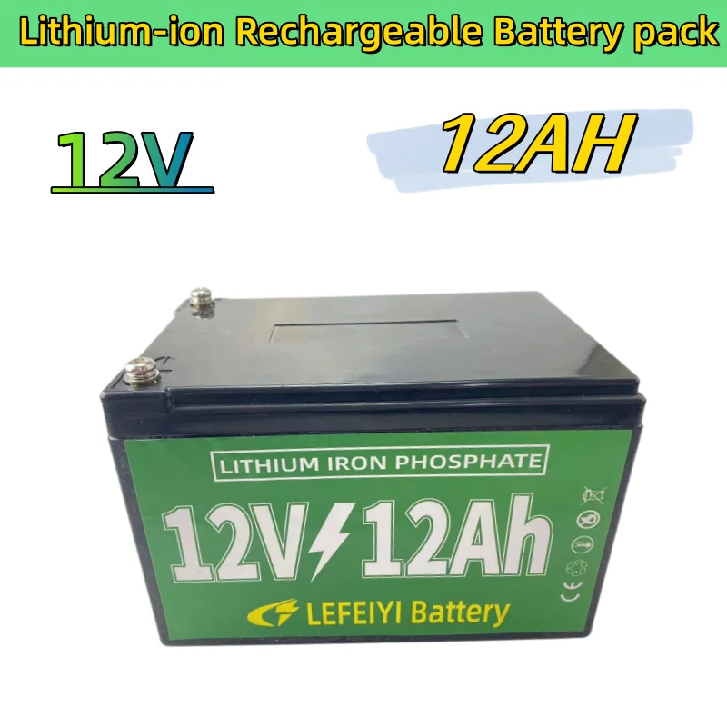 литиево-йонна батерия за электромобиля 12 В 12АЧ, 10-14,6 В, вграден BMS 30A с висок ток0
