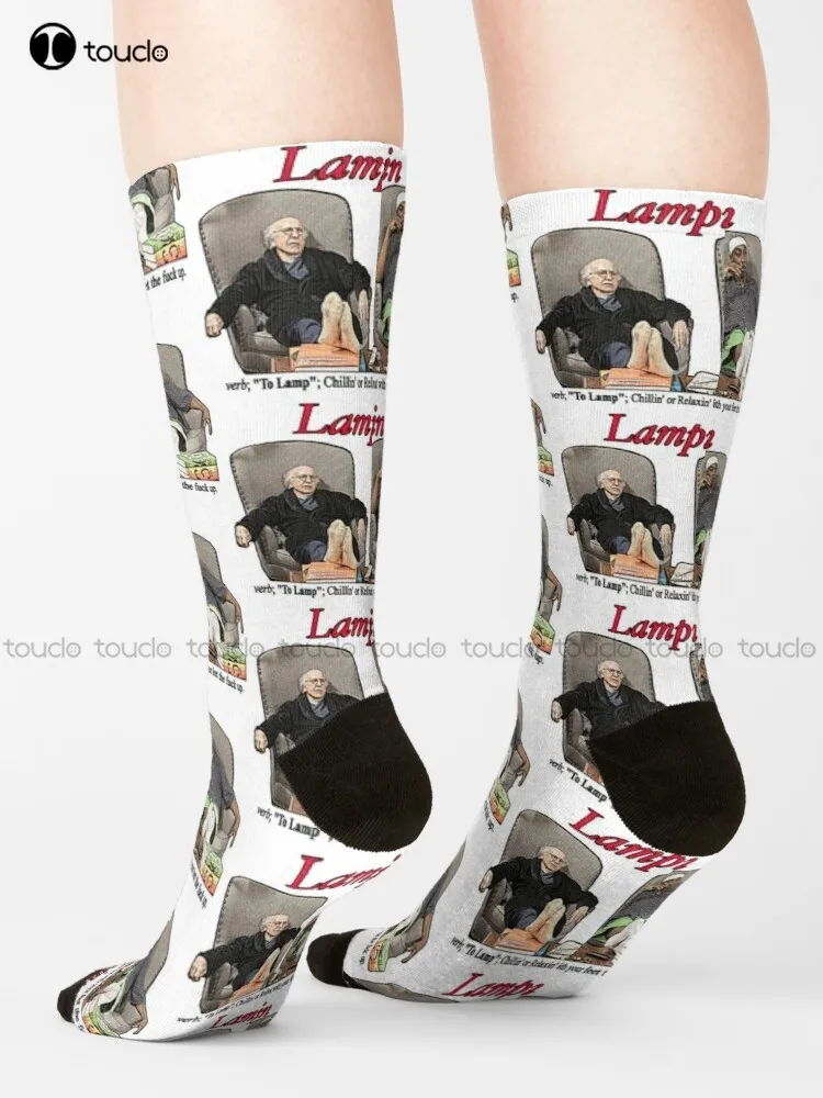 Lampin - Обуздайте ентусиазма си, Чорапи, розови чорапи, мультяшные удобни, най-добрите спортни, за момичета, 360 ° Цифров печат, подарък градинска дрехи по поръчка0