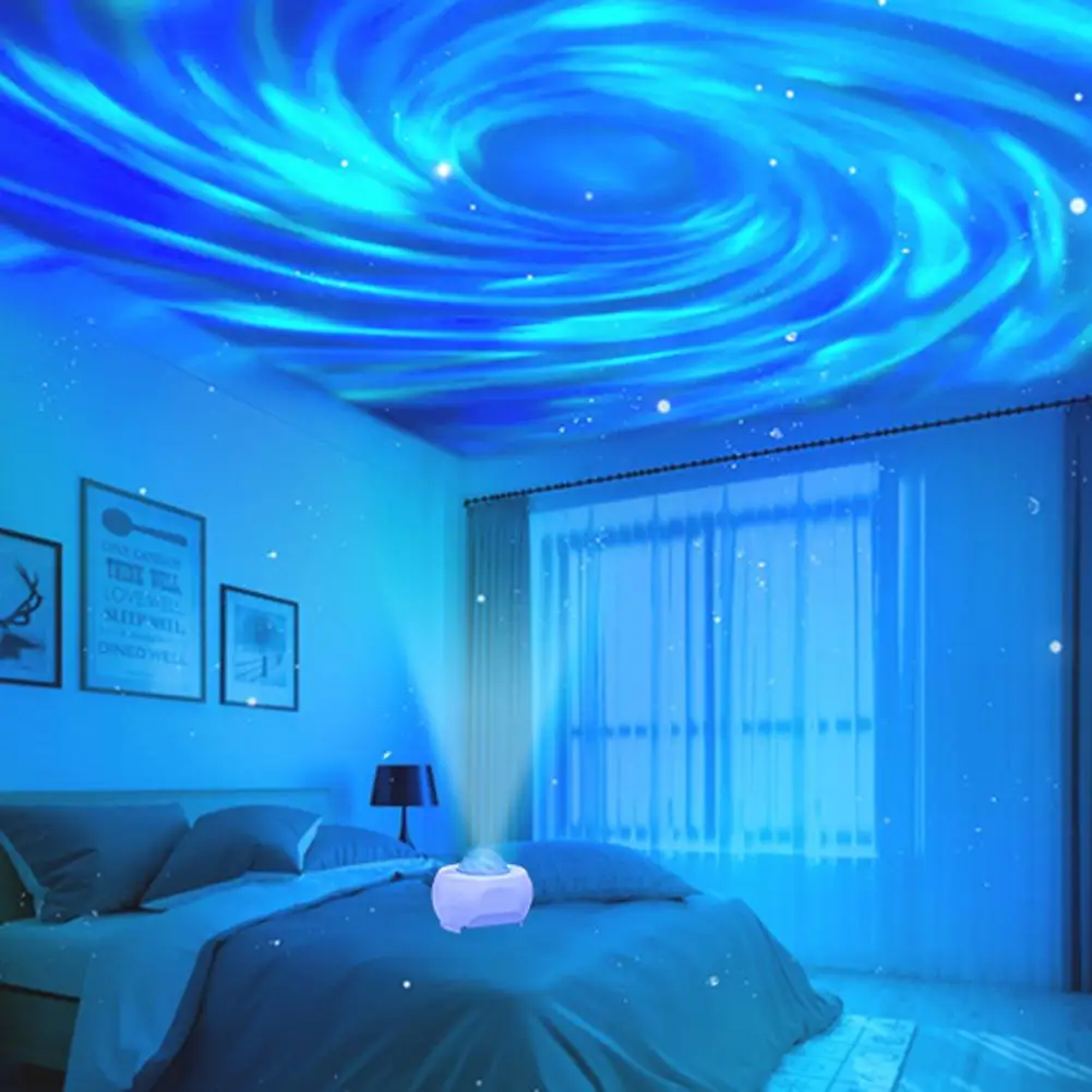 1 Комплект енергоспестяващи декоративно led прожекционната лампа съвместима с Bluetooth, тенис на проектор за дома2