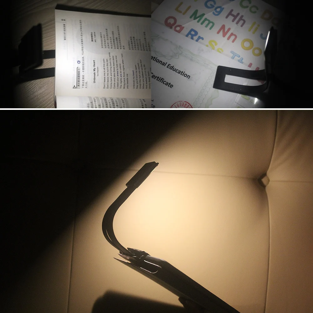 Портретно Лампа USB Зареждане 3 Режима на Одноклавишное Потъмняване на Гъвкава Зажимная Лампа нощна светлина За Четене В Леглото С Магнит Преносими Led Лампа Книжарницата5