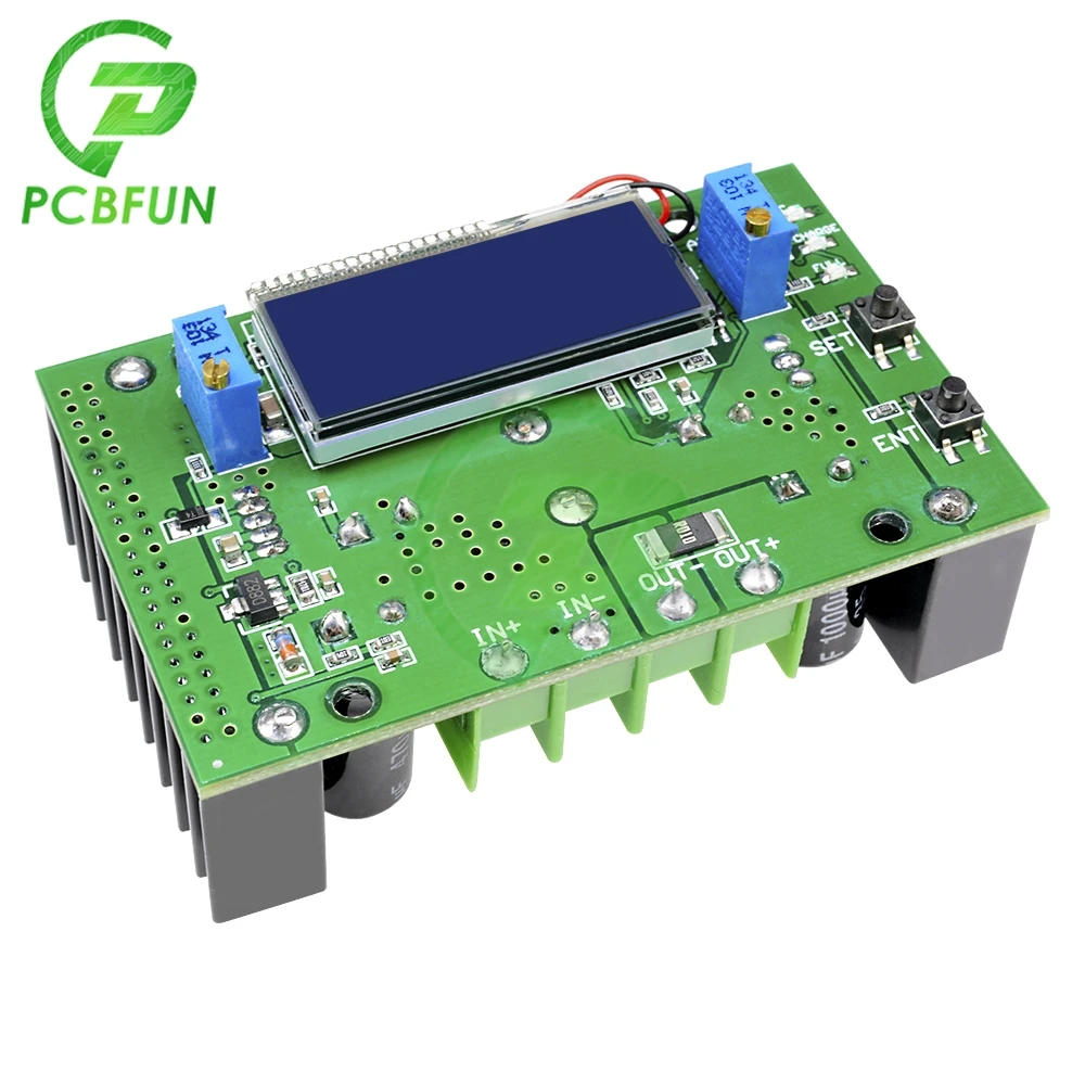 Регулируема по постоянен работен ток LCD дисплей с понижаващ Модул захранване от 7 В-36 В и до 2-32 Модул За Регулиране на напрежението Duck Converter + Калъф4