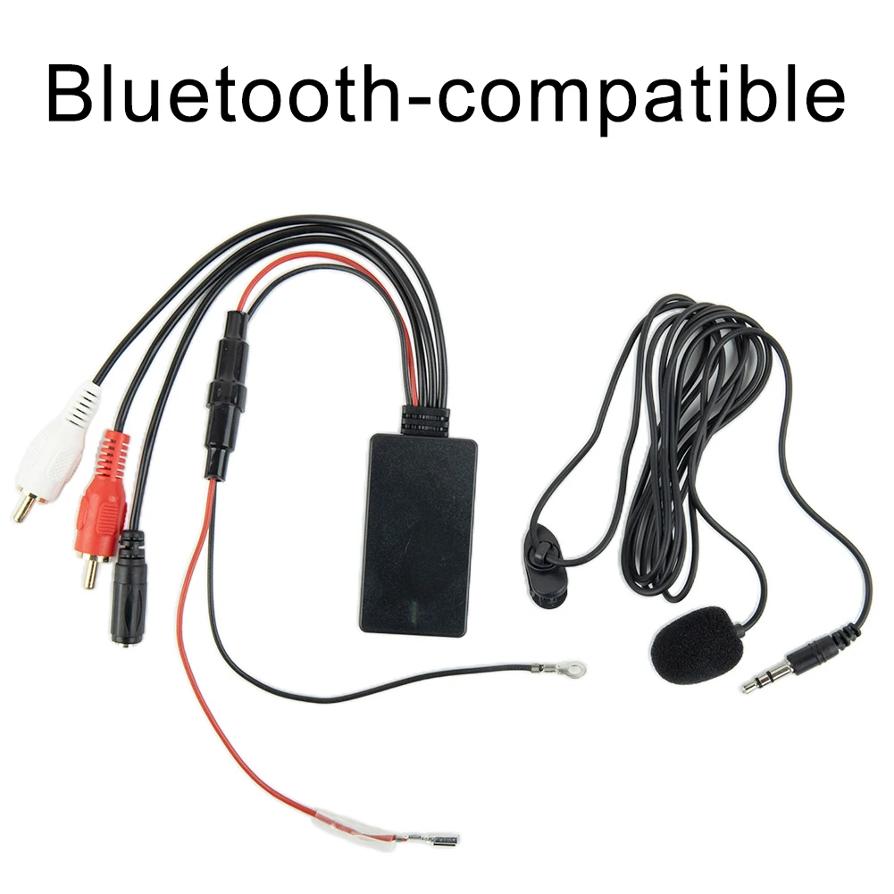 Авто модул приемник 12V Bluetooth 5.0 Аудио Стерео модул приемник, Bluetooth, AUX Жак 2RCA Музикален адаптер AUX5