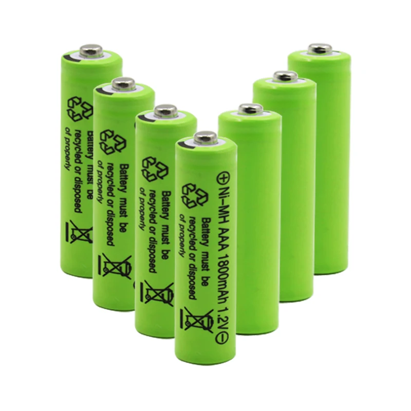 100% чисто нов Оригинален AAA 1800 ма 1,2 На Качествена акумулаторна батерия AAA 1800 mah Ni-MH акумулаторна батерия 1,2 В 3A2