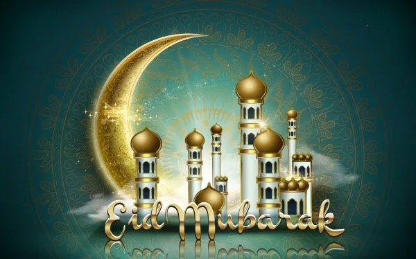 Килим в мюсюлманския етнически стил, фестивал на Рамадан, Златен лунен модел, килим за спални, хол, кухня, подложка за баня4