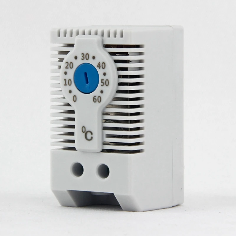 2X KTS011 БЕЗ нормално отворен регулиран механичен регулатор на температурата Шкафный термостат Din-рейк, се използва за охлаждане4