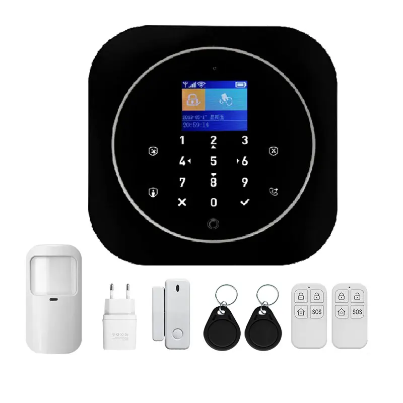 Приложение на Hristo, дистанционно управление, безжичен контролен панел, WiFi-врата, автоматично набиране, безжична интелигентна система за домашно алармата на GSM Wifi0