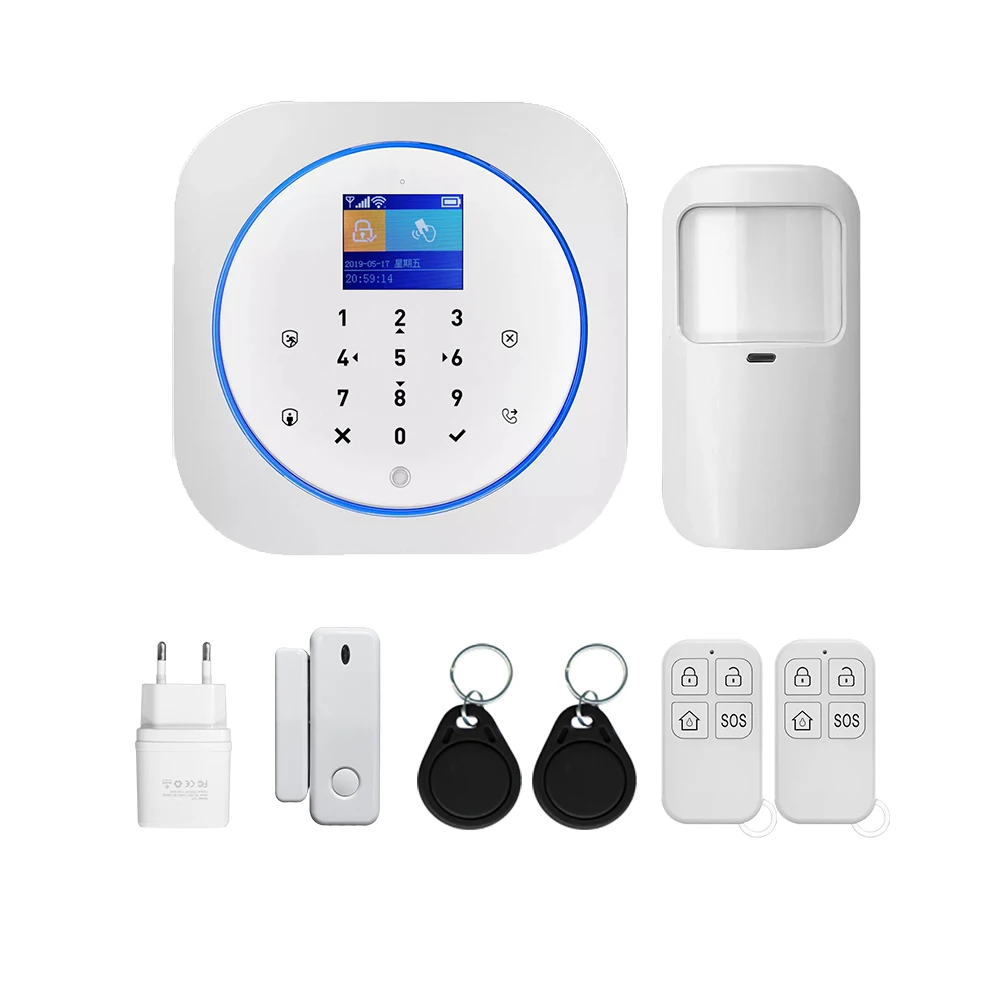 Приложение на Hristo, дистанционно управление, безжичен контролен панел, WiFi-врата, автоматично набиране, безжична интелигентна система за домашно алармата на GSM Wifi1