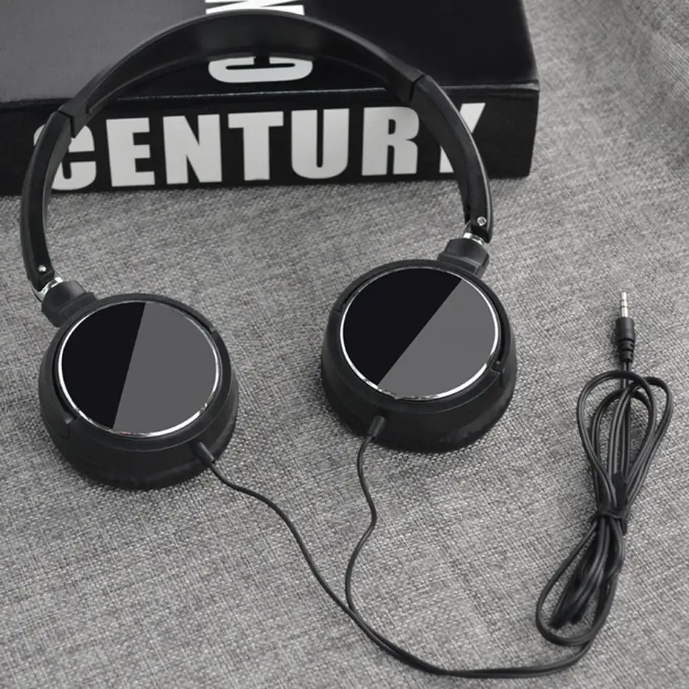 Практични слушалки с Кабел, чувствителна музикални слушалки, Сгъваема Музикален игри обаждане, детска слушалки с микрофон с 3.5 мм0