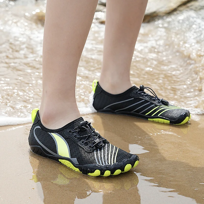Лятна черна градинска мъжки плажни обувки, лека нескользящая мъжки обувки за босоножек, дишащи дамски спортни обувки голям размер 36-463