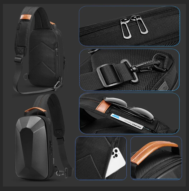 Нагрудная чанта със защита от сблъсък, ежедневна чанта през рамо, чанта за носене Steam Deck NS Switch, Ipad и други игрови аксесоари1
