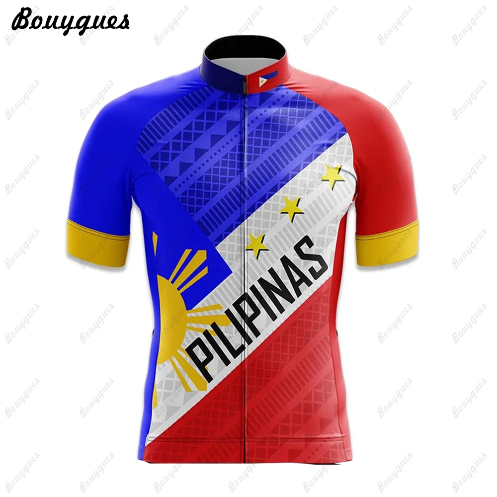 Филипините, Мъжка Велосипедна Фланелка на МТВ Трико, Велосипедна Риза, Фланелка за Скоростно спускане, висококачествено Облекло за планински велосипеди Pro Team Tricota1