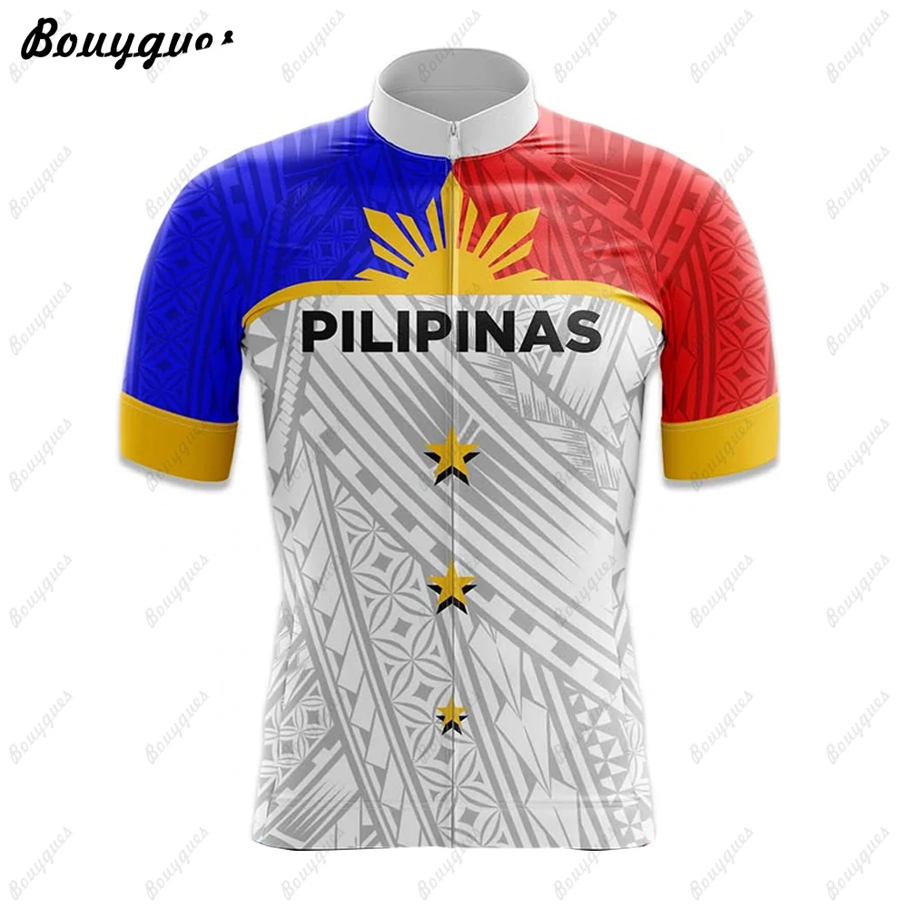 Филипините, Мъжка Велосипедна Фланелка на МТВ Трико, Велосипедна Риза, Фланелка за Скоростно спускане, висококачествено Облекло за планински велосипеди Pro Team Tricota2
