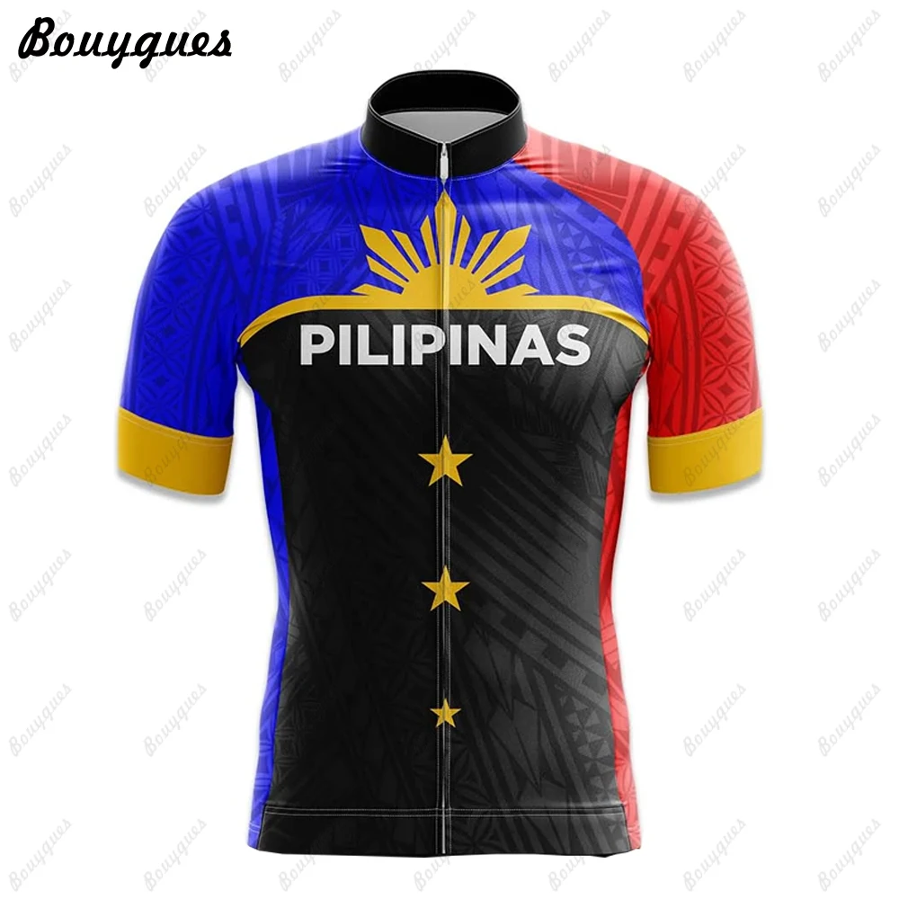 Филипините, Мъжка Велосипедна Фланелка на МТВ Трико, Велосипедна Риза, Фланелка за Скоростно спускане, висококачествено Облекло за планински велосипеди Pro Team Tricota3