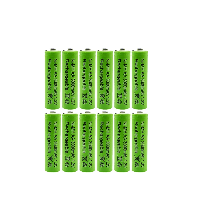 Акумулаторна батерия тип АА, 1,2 3000 mah, ni-металлогидридный батерия, подходяща за дистанционни управления, играчки, часовници, радиостанции и т.н2