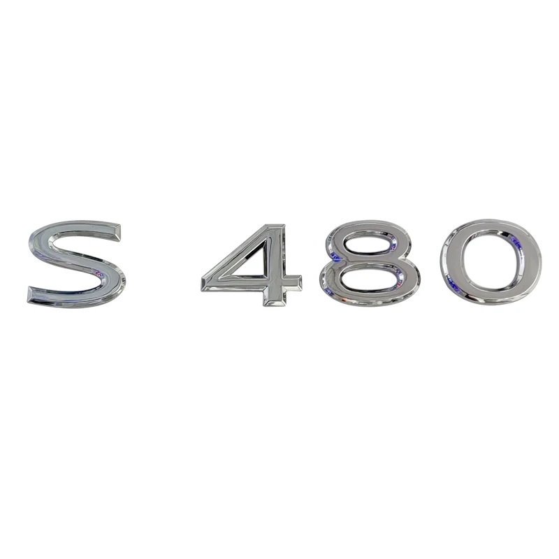 Автомобилни 3D Стикери С Емблемата на S400 S450 S480 S500 S580 S600 S680 Стаи Иконата на Стикер За Багажник За Mercedes Benz, Maybach и Аксесоари За Ремонт2