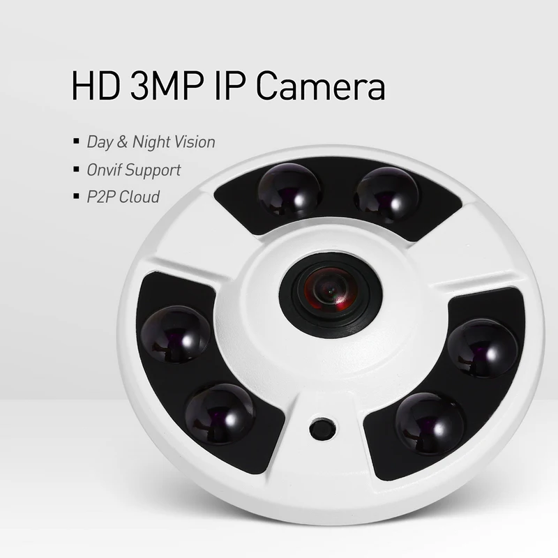H. 265 POE HD 3MP IP камера 