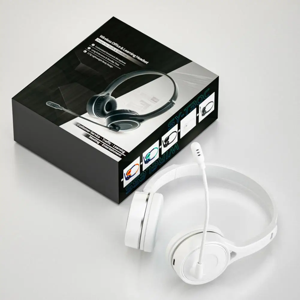Слушалки 1 комплект Преносим ергономична безжична слушалка премиум-клас с високо качество на звук, за да проверите за онлайн курсове3