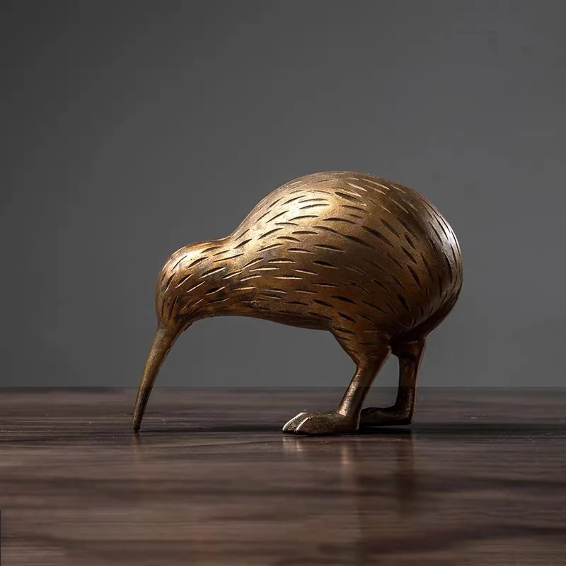 [MGT] Американската креативна бескрылая птица, статуя на животно от смола, украса за дома, хол, ръкоделие3