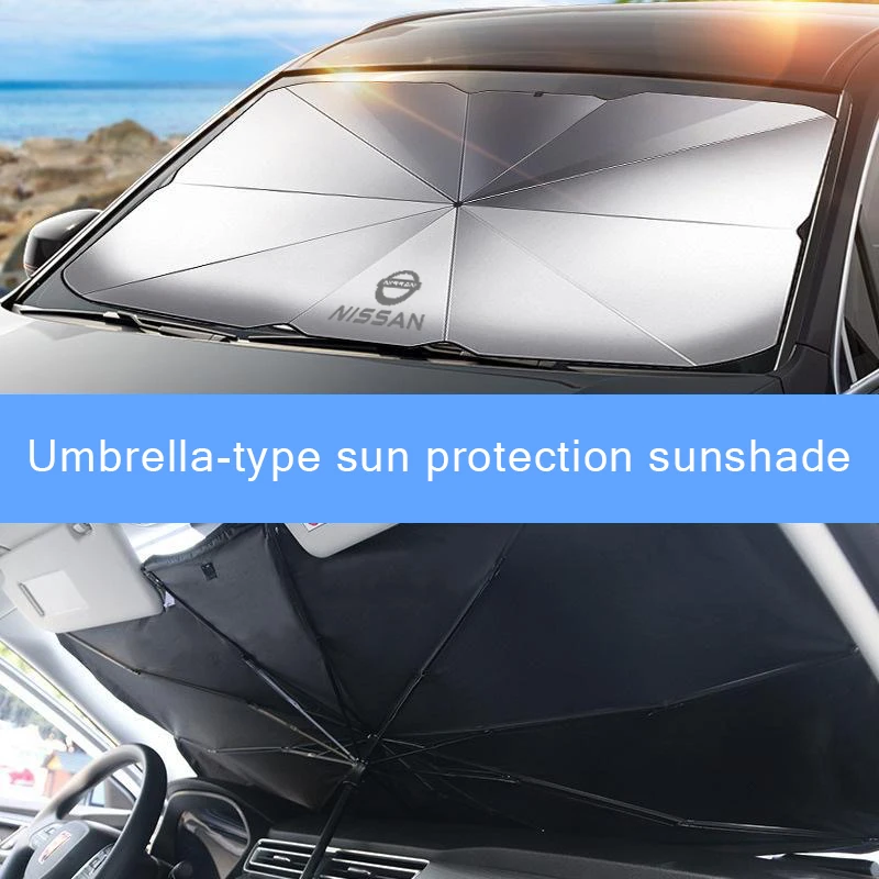 За Nissan J10 X-Trail Juke, Qashqai Leaf Micra, NOTE авто сенника на прозореца слънцезащитен екран солнцезащитная със стъклен капак преден предното стъкло1
