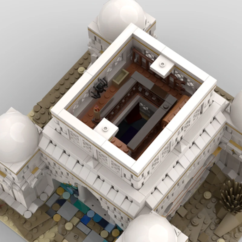 Градивните елементи на Moc, известният класически модел, технически тухла в Арабския храма, монтаж със собствените си ръце, строителни играчки за деца, празнични подаръци3
