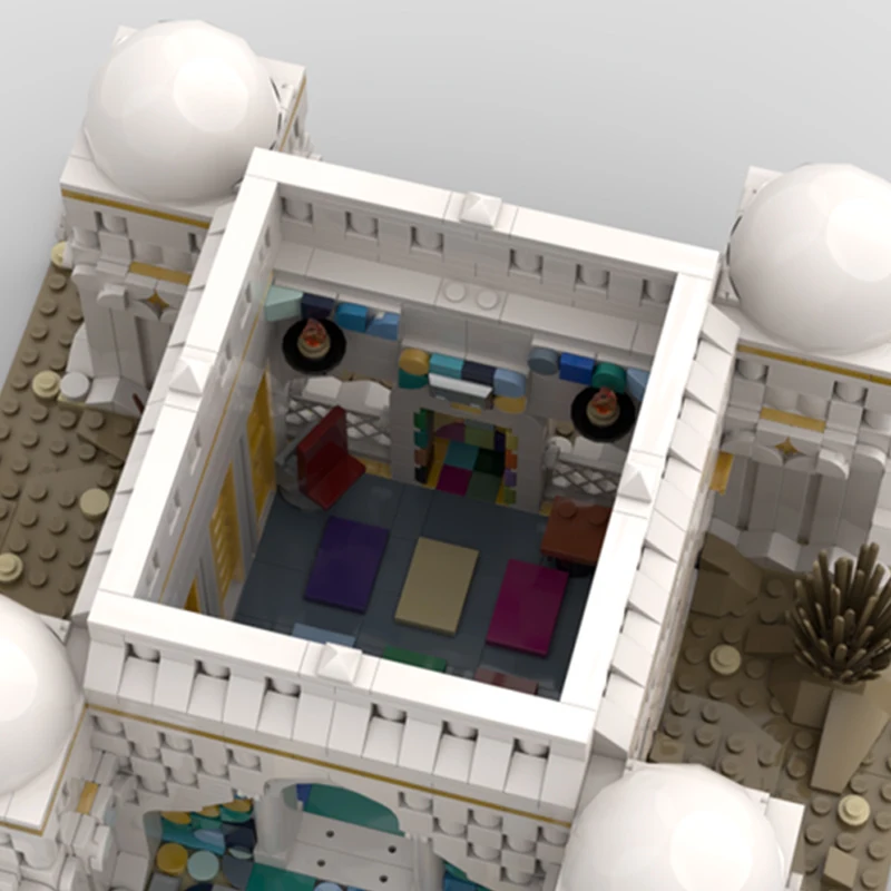 Градивните елементи на Moc, известният класически модел, технически тухла в Арабския храма, монтаж със собствените си ръце, строителни играчки за деца, празнични подаръци4
