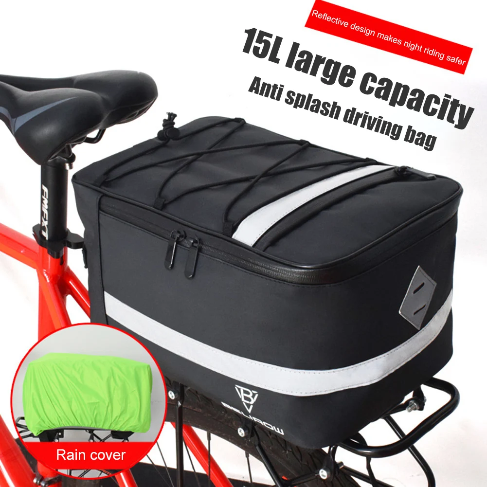 8L 15L Велосипедна чанта-переноска, водоустойчив МТБ пътна велосипедна чанта, аксесоари за колоездене на открито, чанта за багаж0