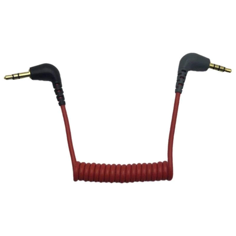 Преносимото кабел-адаптер TRRS от 3,5 мм до 3,5 мм за микрофони, видео-тип Sc7 от VIDEOMIC GO1