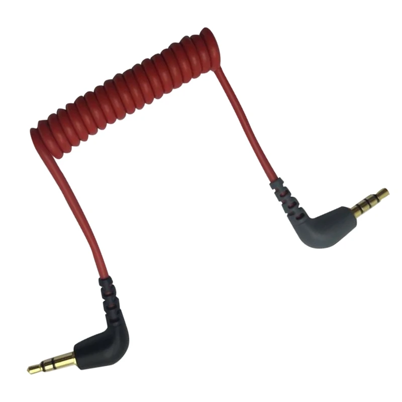 Преносимото кабел-адаптер TRRS от 3,5 мм до 3,5 мм за микрофони, видео-тип Sc7 от VIDEOMIC GO3