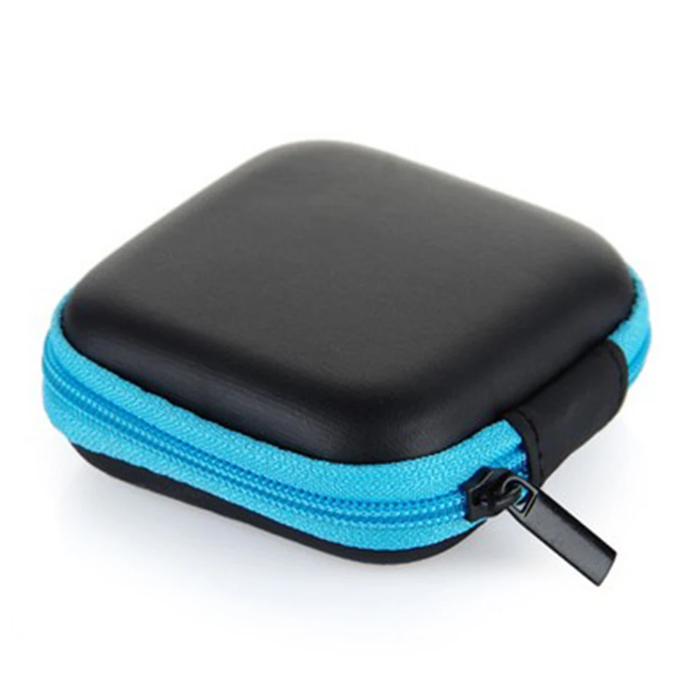 1 бр. преносим мини-портфейл, кабел за пътуване, слушалки, зарядно за телефон, калъф за съхранение, квадратна чанта със специално предназначение от изкуствена кожа с цип, розов3