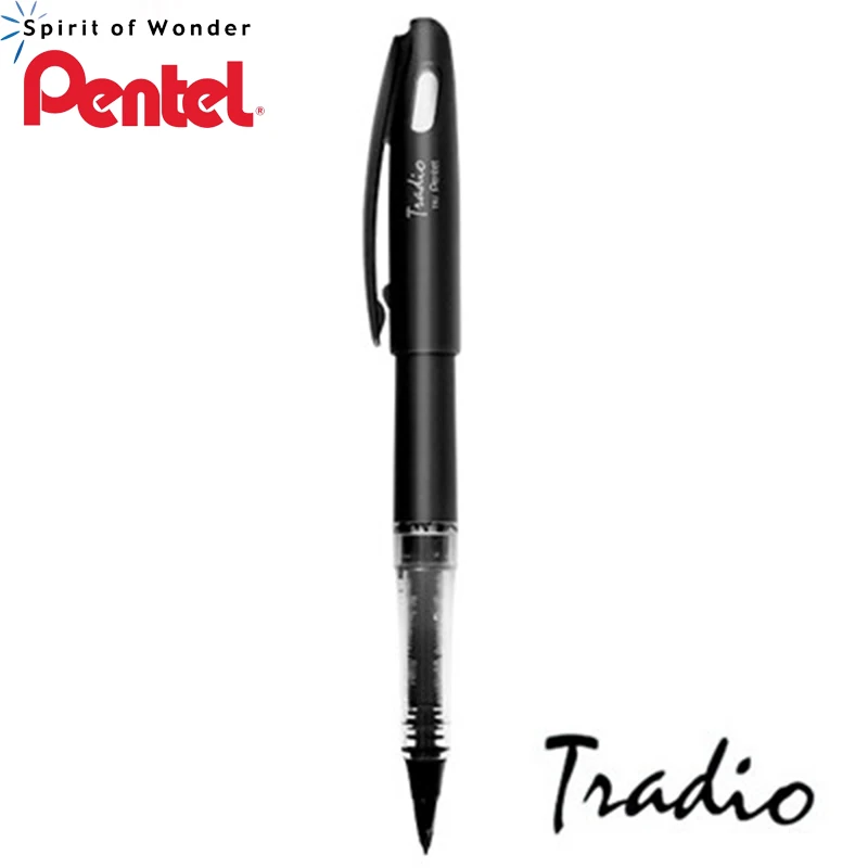 1 бр. оригинална дръжка Pentel TRJ50 усъвършенстван чувствах върха писалка 0,4 мм и на 0.7 мм, черен/червен/син за рисуване на карикатури2