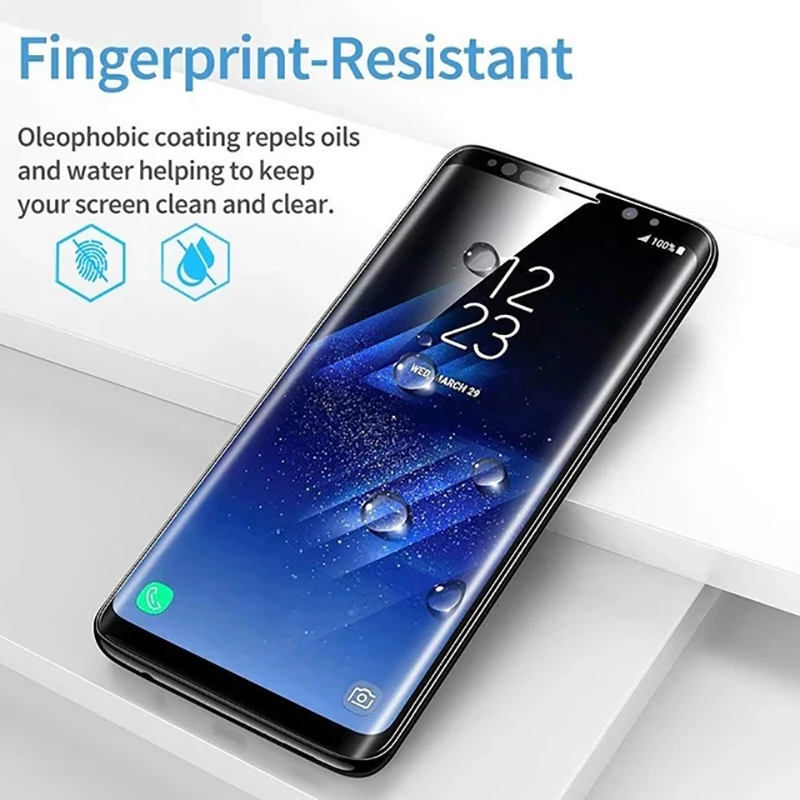Защитно пълно покритие за Samsung Galaxy S7 S6 S5 S4 S3 mini Note 5 4 3 Гидрогелевая фолио за защита на екрана не стъкло3