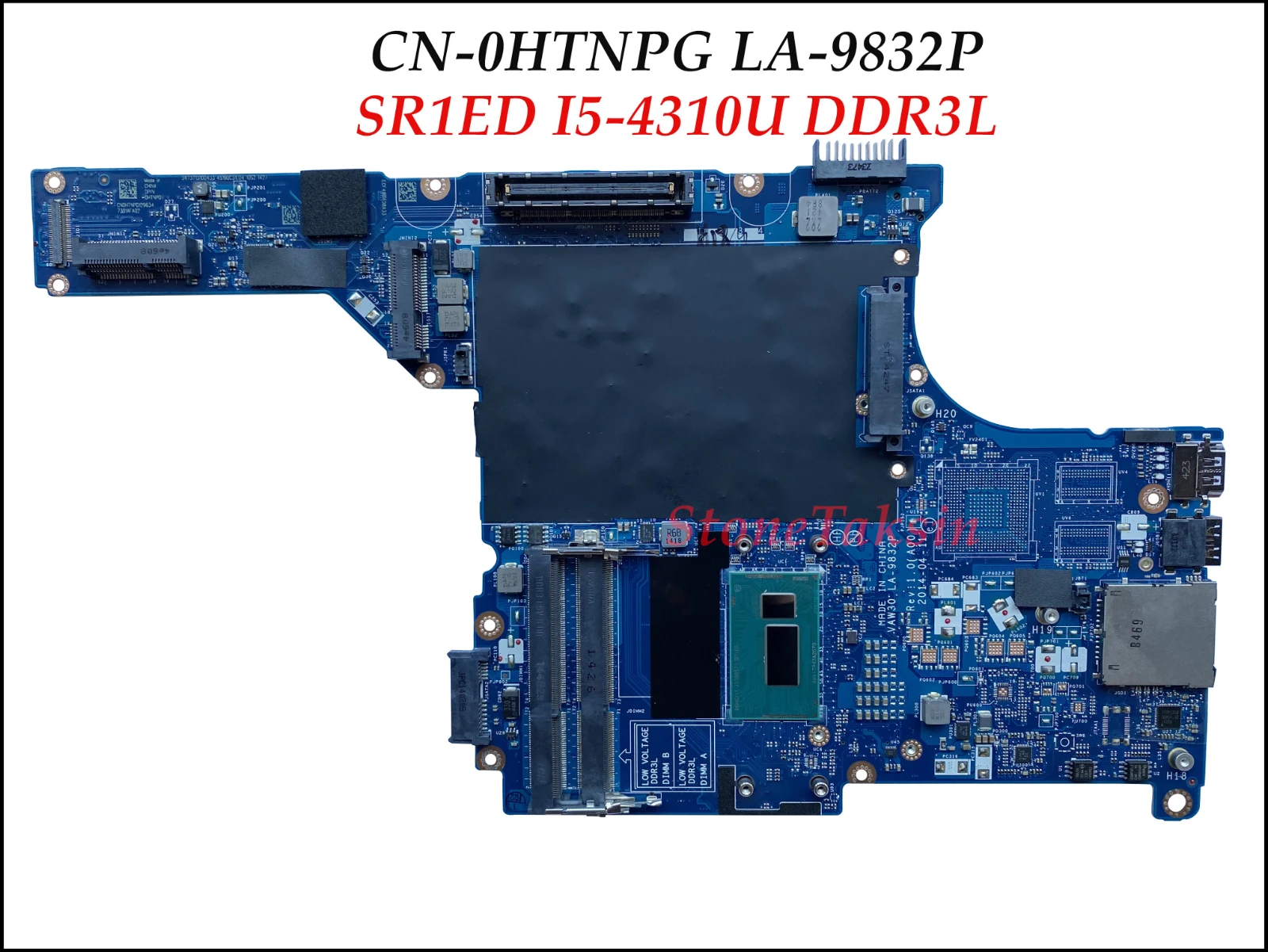 Висококачествена VAW30 LA-9832P За Dell Latitude E5440 дънна Платка на лаптоп CN-0HTNPG HTNPG SR1ED I5-4310U DDR3L 100% Тествана0