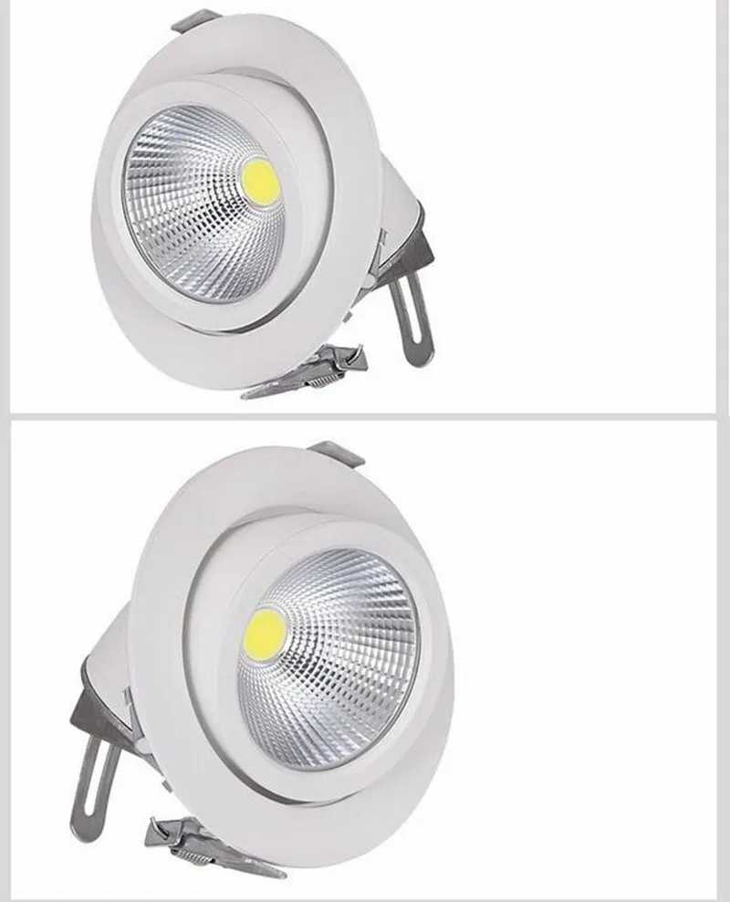 Въртящи се на 360 Градуса Led Лампа AC110V 220V 15 W И 25 W 50 W COB Led Осветление Лампи за Търговски Магазин Квадратен energy saving4