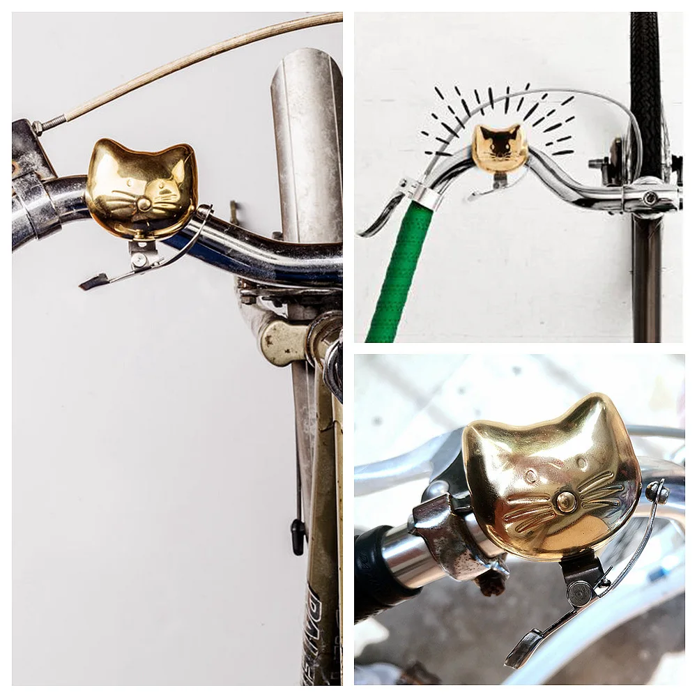 Котешки велосипеден обаждане с фиксирана предаването на шум колоездене колокольчика, ретро-камбанка, Детски велосипеди разговор, шум плажен колоездене колокольчика4