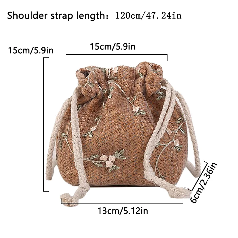 Нова мода сламена чанта с цветни листа, дамски лятна плажна чанта през рамо, ежедневни чанти-тоут на съвсем малък5