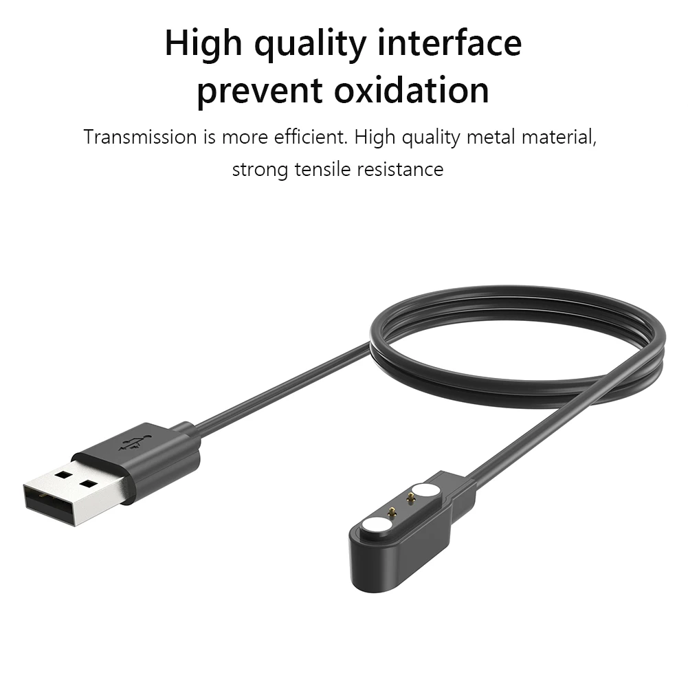 USB-магнитно зарядно устройство, разменени кабел за зареждане, аксесоари за умен-на часа, магнитен кабел за зареждане кабел за HAYLOU Solar Plus RT3 LS161