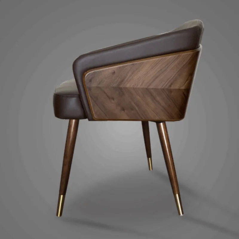 игри Модерен минималистичен стол за хранене Луксозно Дървено Столче Висококачествени Кресла за почивка Удобен Кухненски Мебели HY50DC3