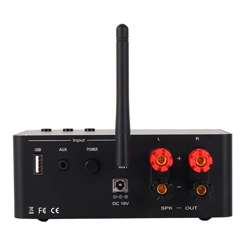 PJ. MIAOLAI D7 Hi-Fi Bluetooth Аудио Усилвател NE5532 MA12070 Усилвател за Слушалки и AUX, USB 80 W × 2 За Домашен Усилвател С VU-метра3