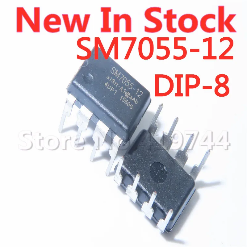 5 бр./лот SM7055 SM7055-12 DIP-8 на чип за управление на захранването на индукционна печка в присъствието на НОВА оригинална чип0